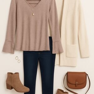 American Eagle Outfitters Soft Striped Top